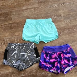 Girls athletic shorts bundle
